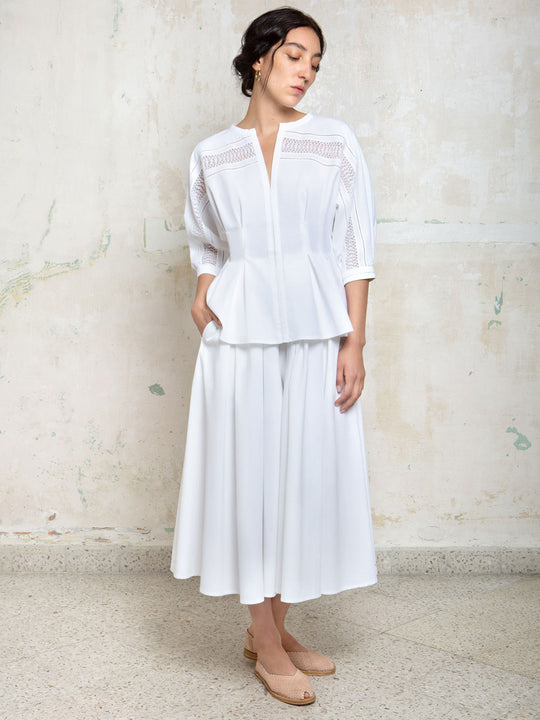 Cordelia Pant | White
