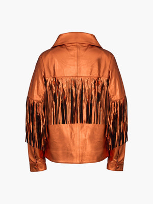 Taylor Jacket | Metallic Orange Taylor Jacket | Metallic Orange - Fashionkind