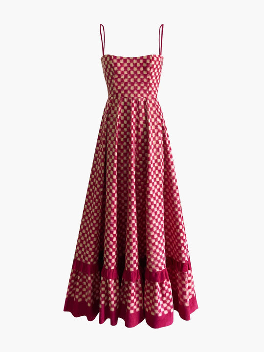 Checkmate Dress | Red