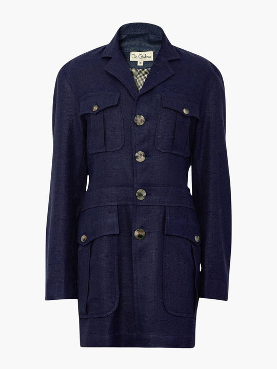 Safari Jacket | Blue