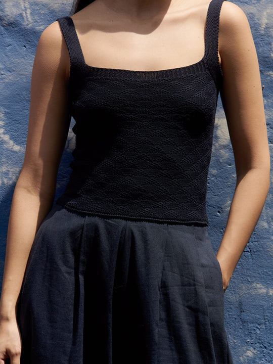 Lantana Top | Navy
