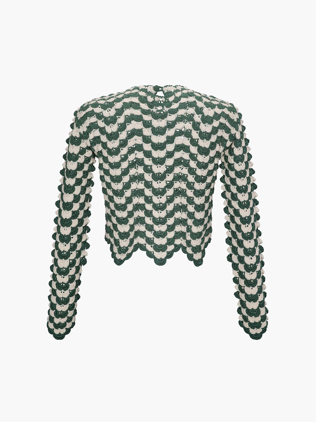 Safi Top | Ivory/Green Safi Top | Ivory/Green