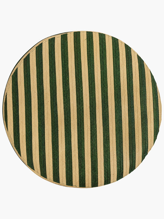 Raya Weave Pillow | Deep Olive