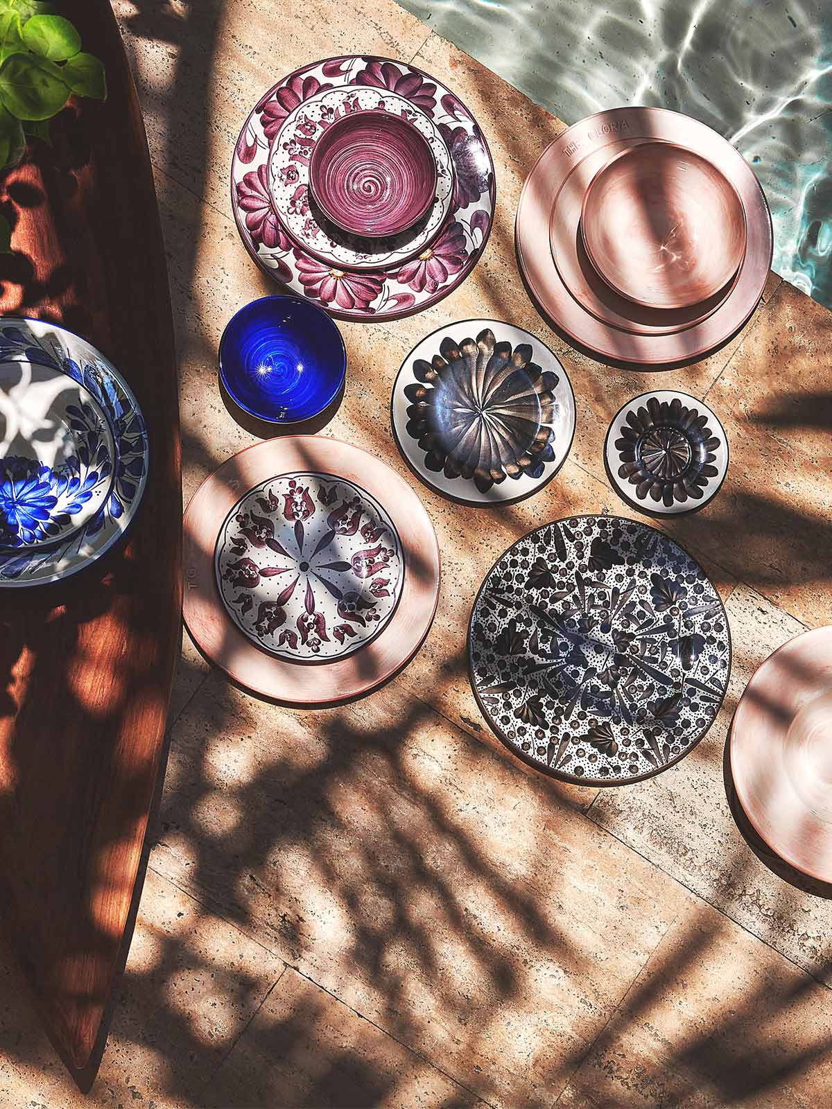 Hand Painted Ceramic Tableware | Aubergine Hand Painted Ceramic Tableware | Aubergine