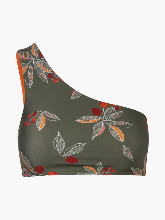 Currulao Top | Olive Chontaduro/Orange