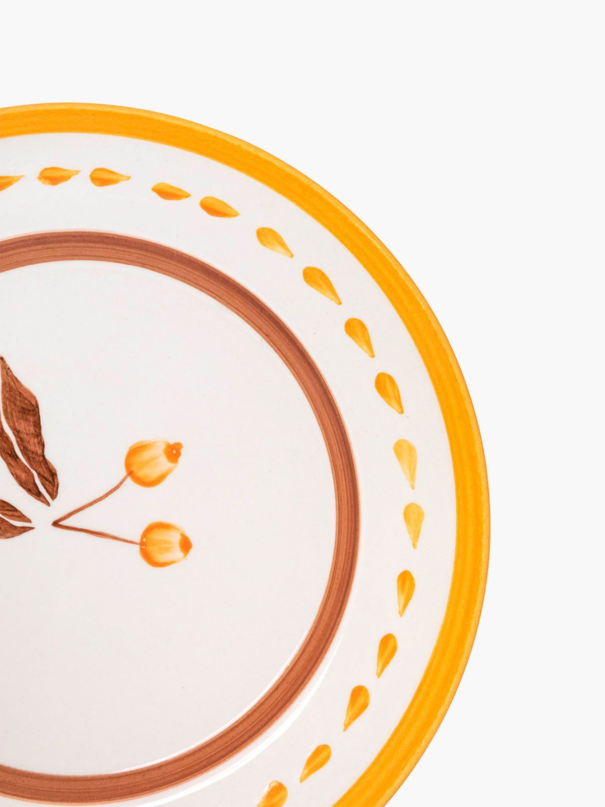 Hand Painted Salad Plate | Chontaduro Hand Painted Salad Plate | Chontaduro