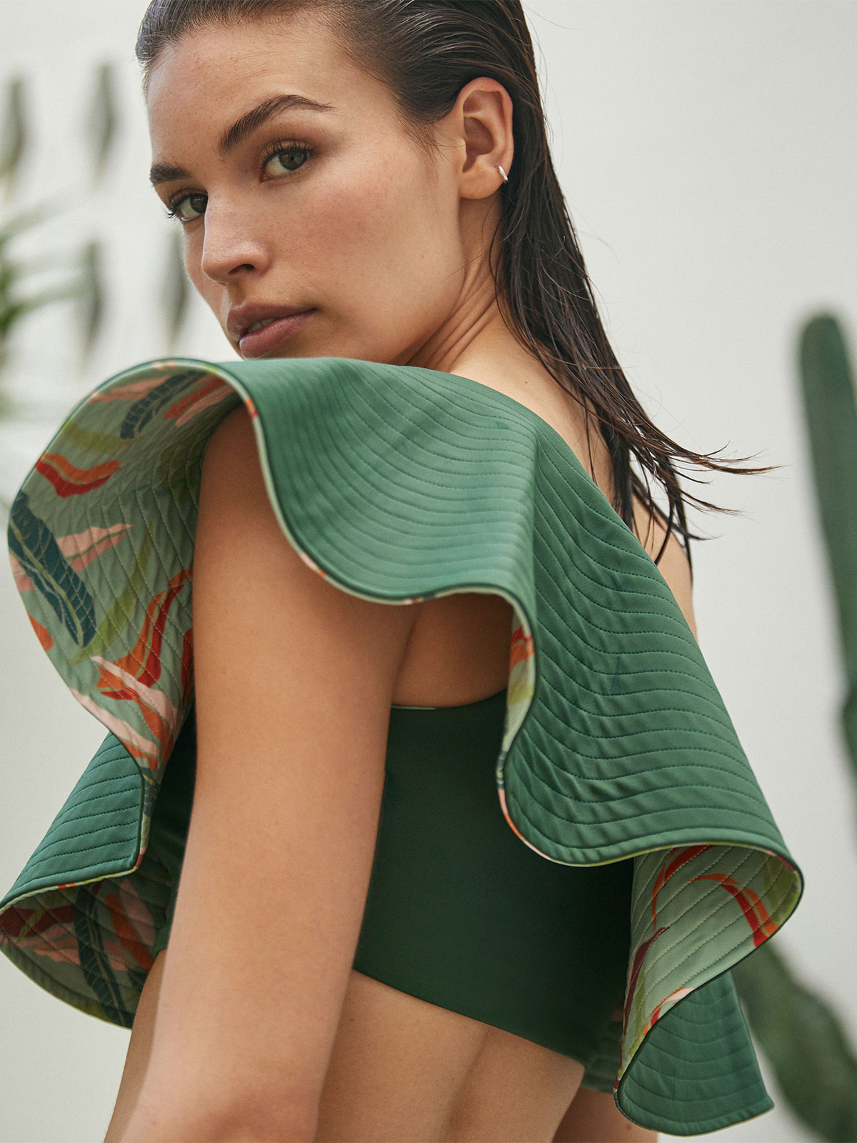 Sunset Waves Top | Green/Mint Mangos Sunset Waves Top | Green/Mint Mangos