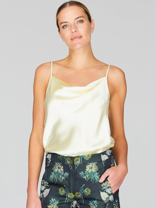 Satin Drape Front Camisole | Butter