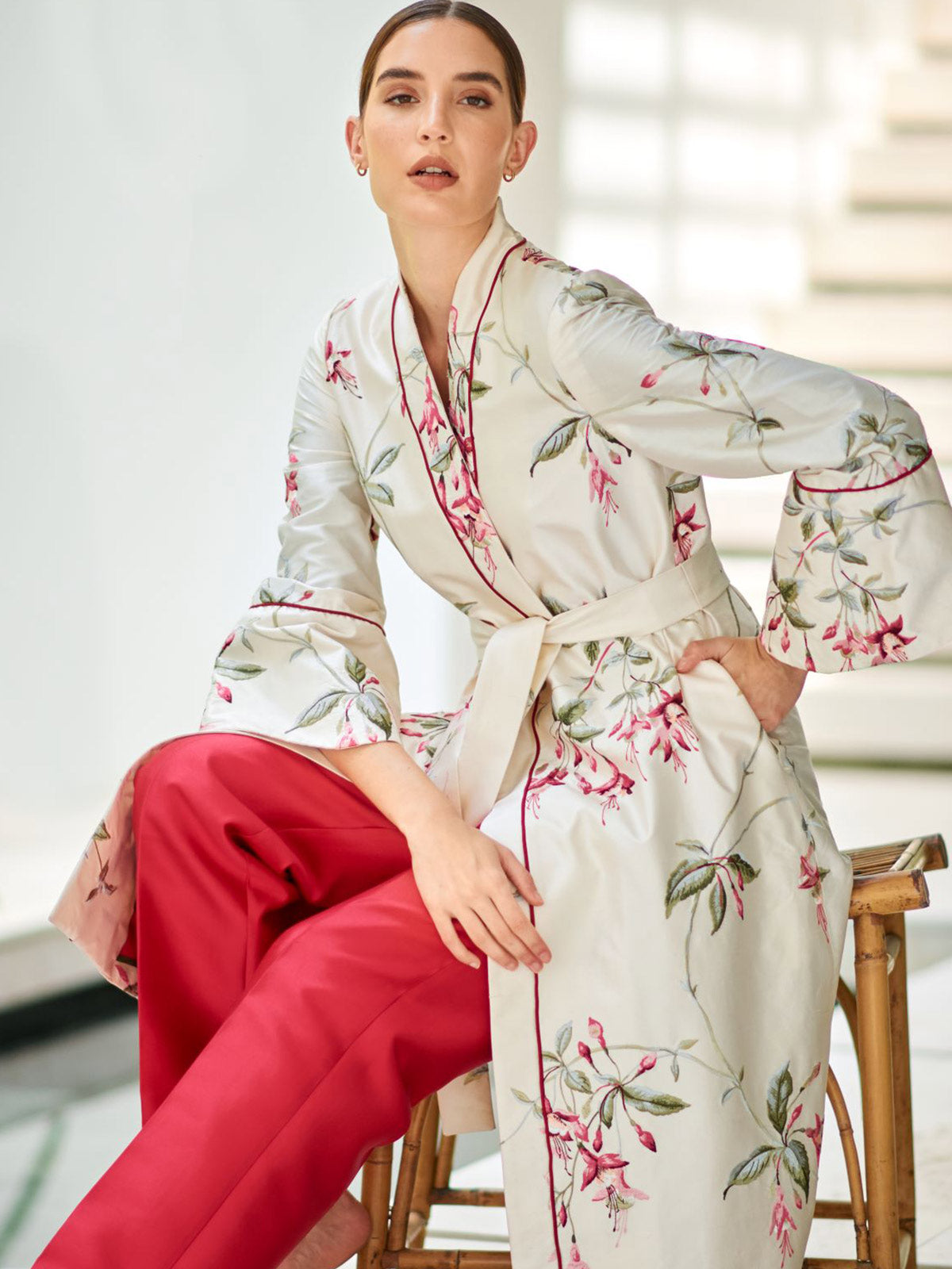 Wrap Coat | Campanas Embroidery Wrap Coat | Campanas Embroidery - Fashionkind