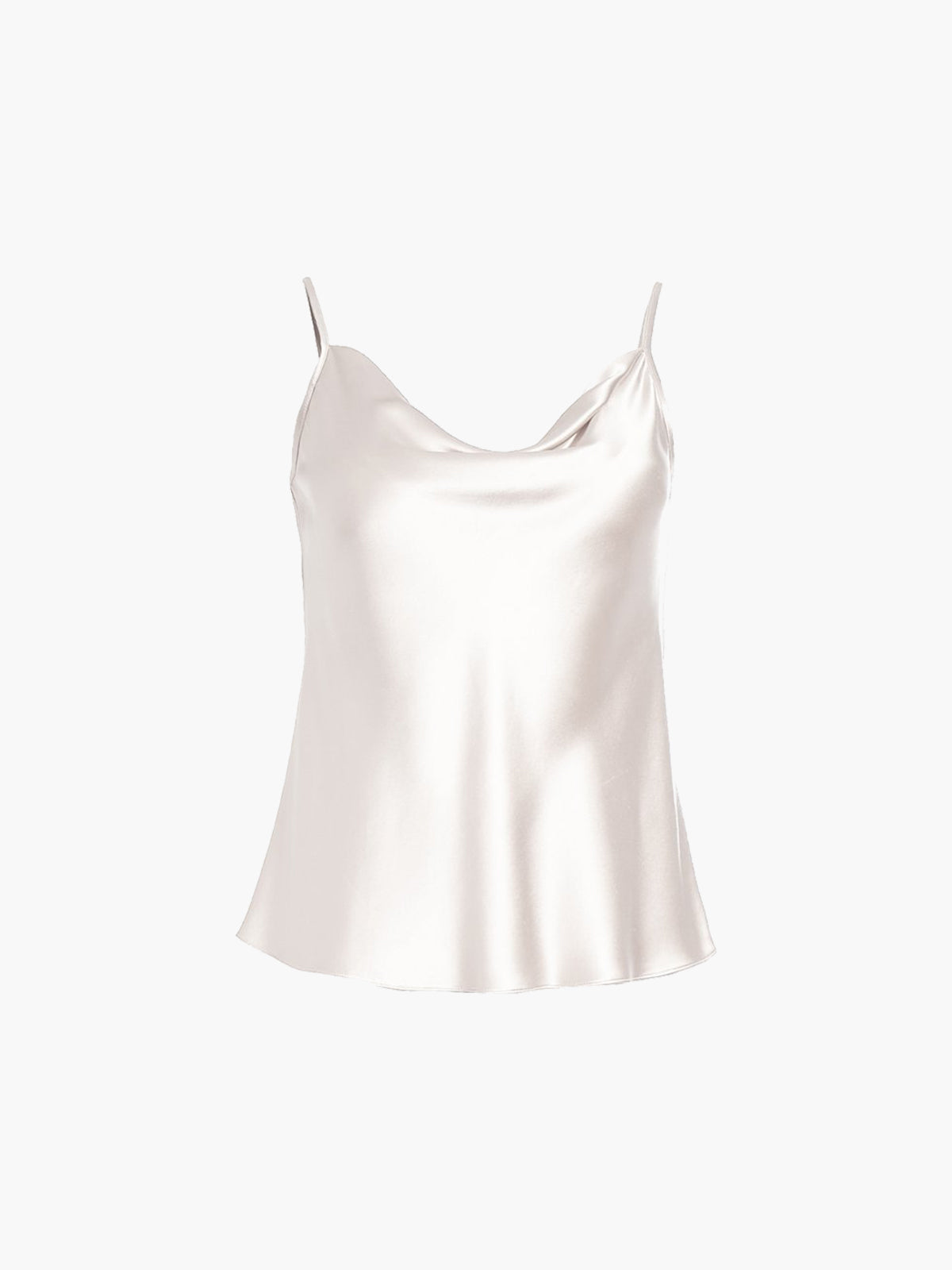 Draped Spaghetti Strap Cami | Pearl Draped Spaghetti Strap Cami | Pearl - Fashionkind