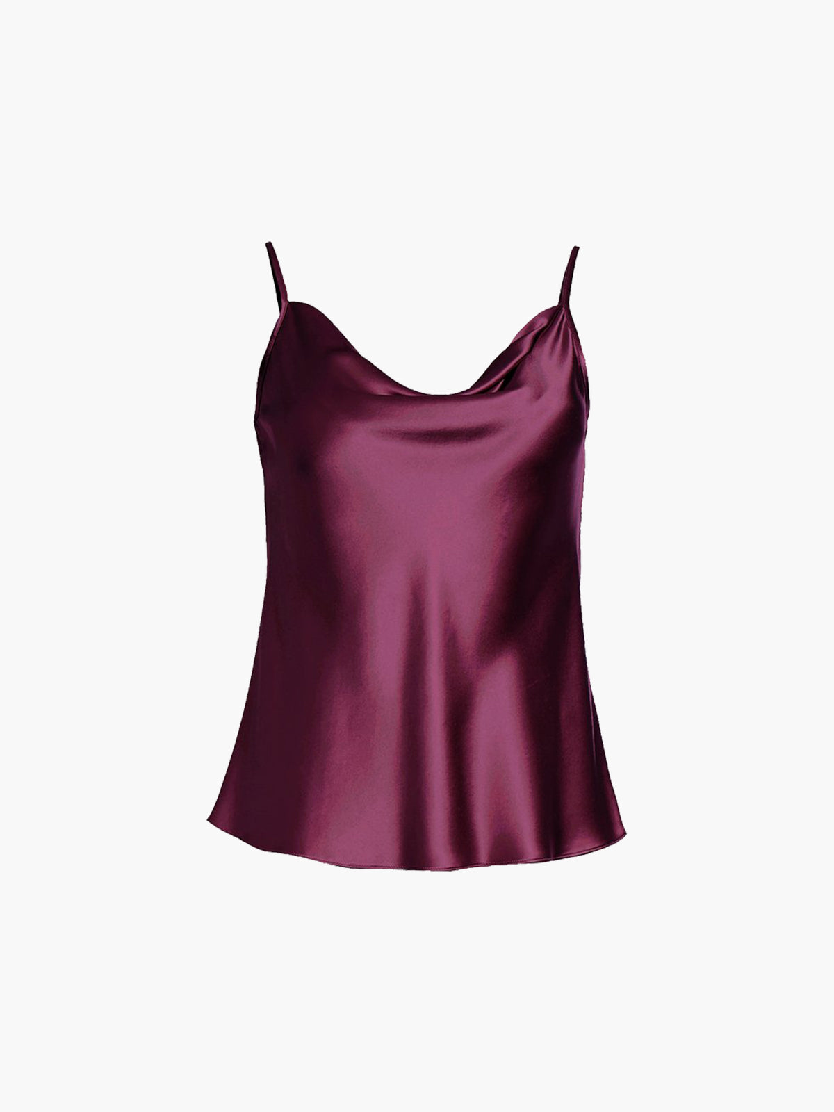 Draped Spaghetti Strap Cami | Sangria Draped Spaghetti Strap Cami | Sangria - Fashionkind
