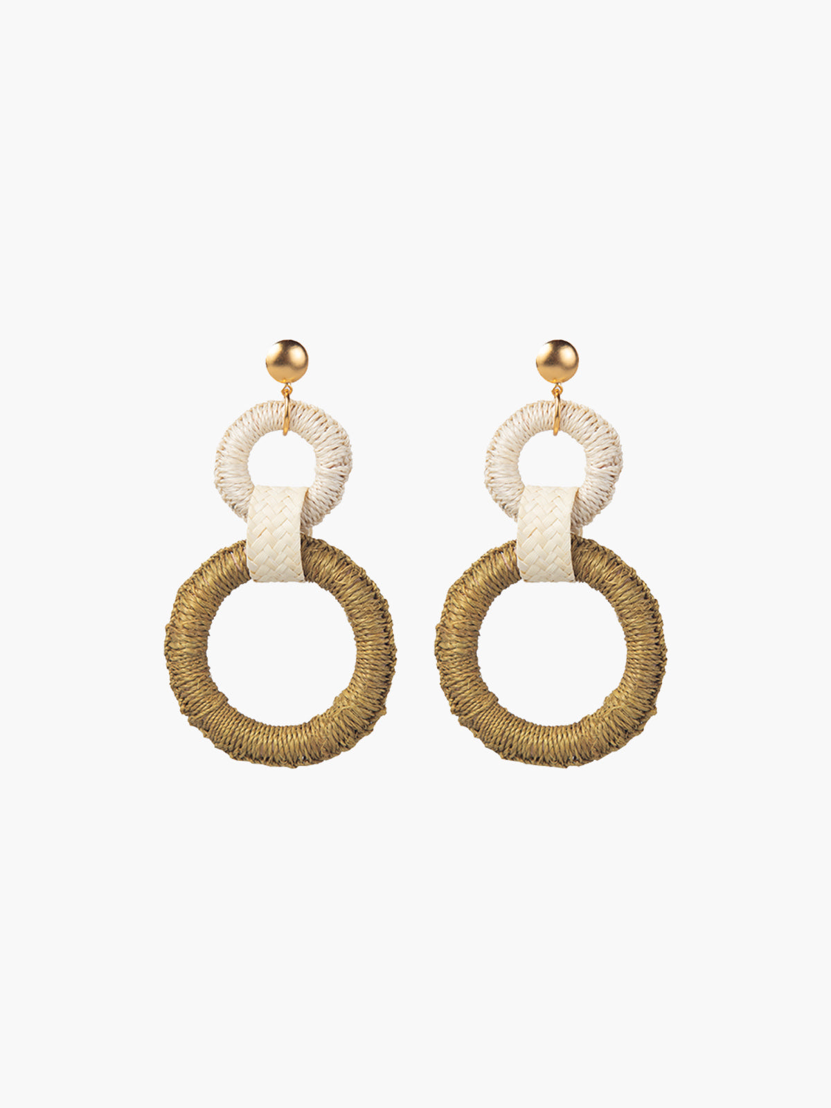Double Maguey Hoops | Jungle Double Maguey Hoops | Jungle - Fashionkind