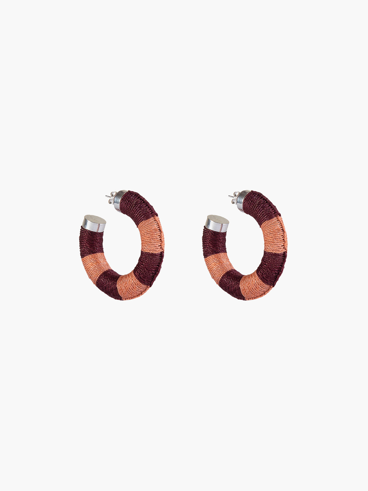 Maguey Hoops | Rust-Apricot Maguey Hoops | Rust-Apricot - Fashionkind