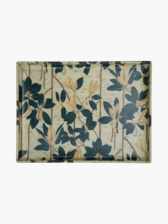 Marquetry Mangrove Leaf Tray