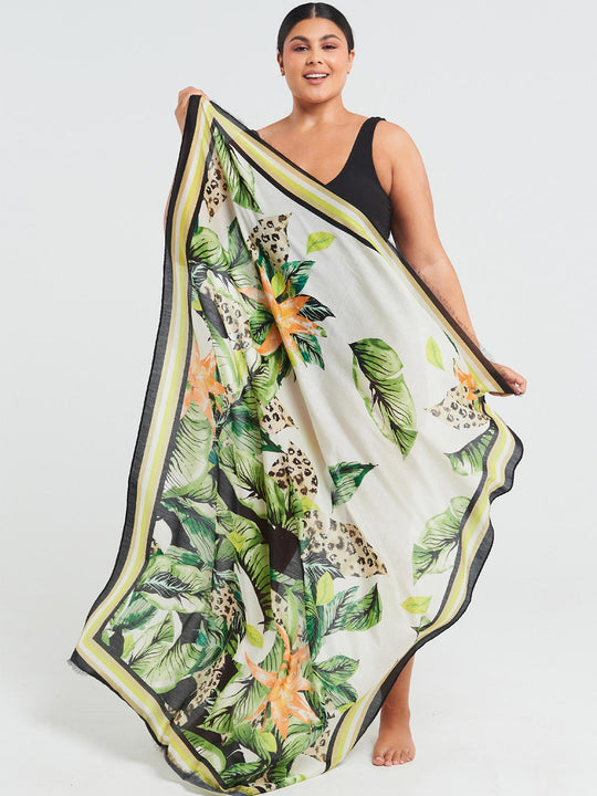 Fringed Sarong Scarf | Selva