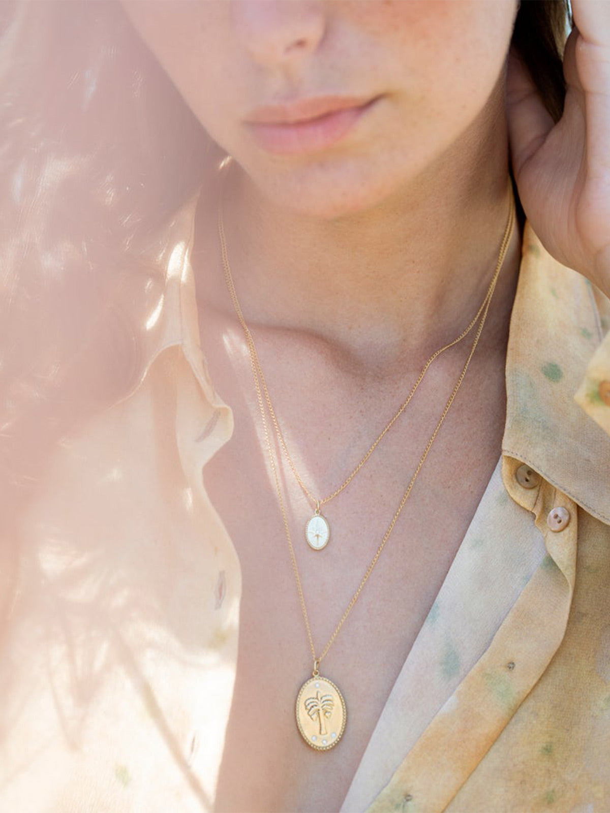 Token Necklace | Date Palm Token Necklace | Date Palm