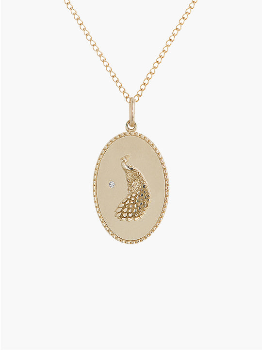 Token Necklace | Peacock