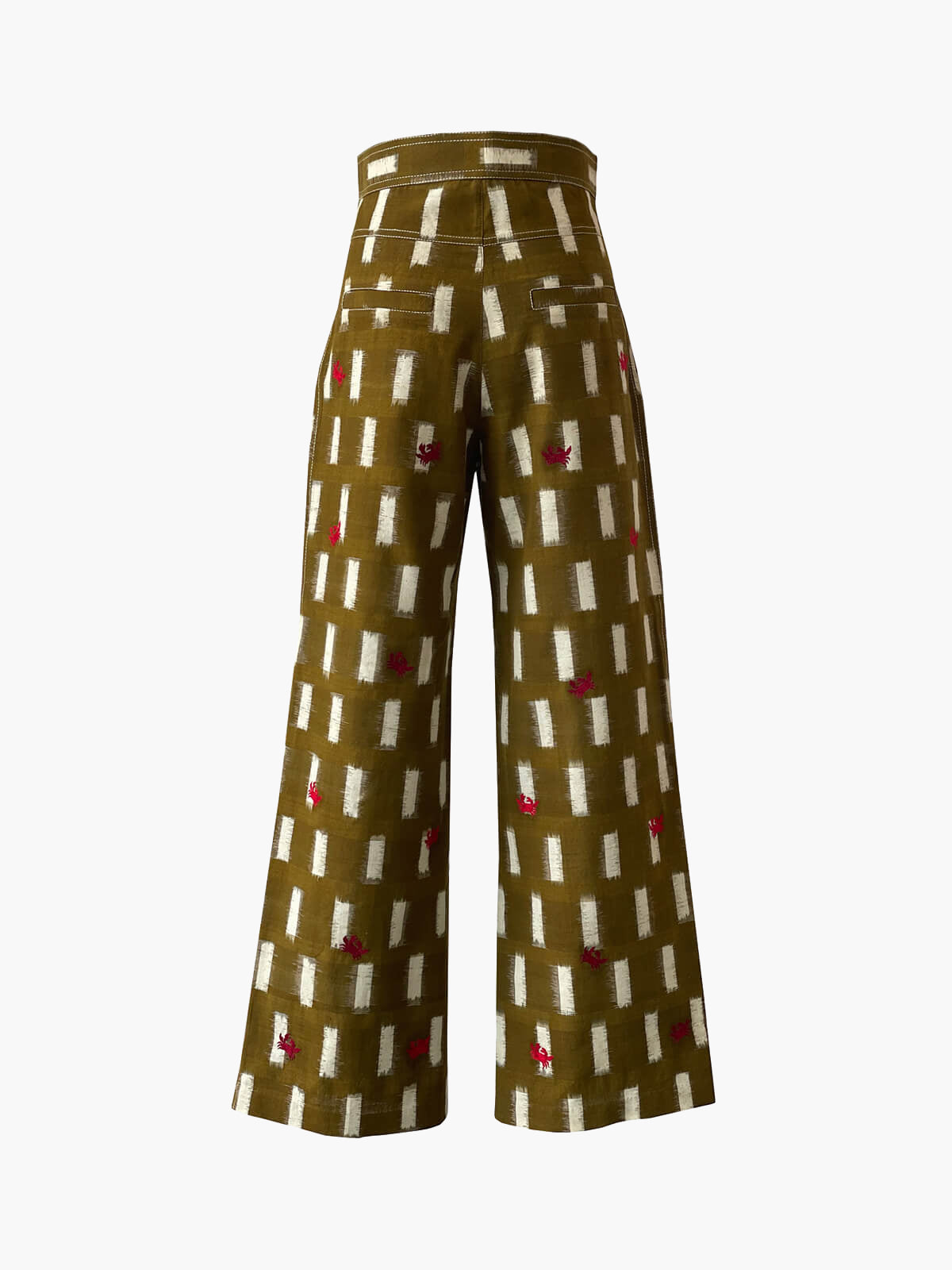 Crab Picnic Trousers | Red Crab Picnic Trousers | Red
