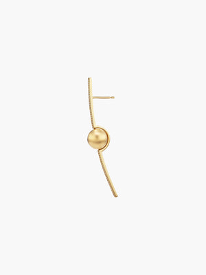 Boule D'Or Stick Earring | Matte Boule D'Or Stick Earring | Matte - Fashionkind