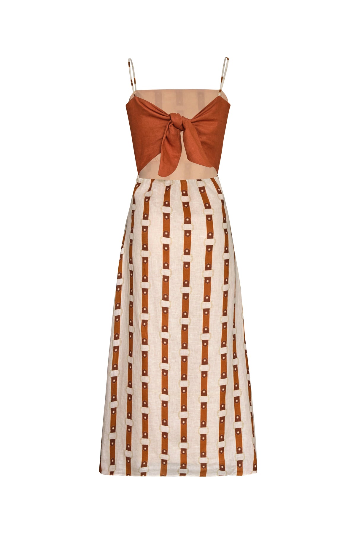 Nativa Linen Midi Dress | Horse Reins Nativa Linen Midi Dress | Horse Reins