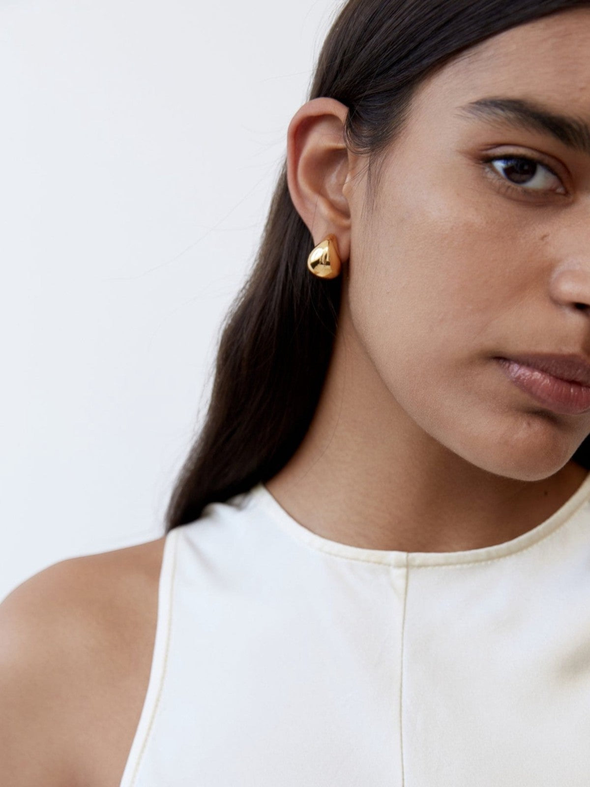 The Drop Earrings | Gold