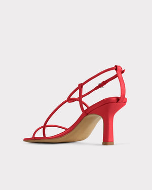 The Strappy Sandal | Red The Strappy Sandal | Red