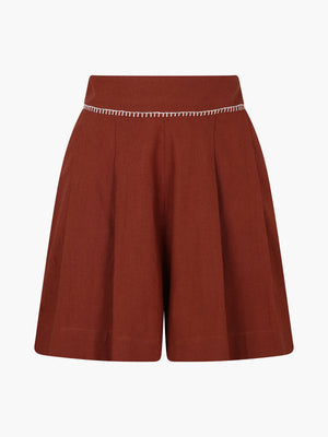 Amalia Shorts | Brown Amalia Shorts | Brown