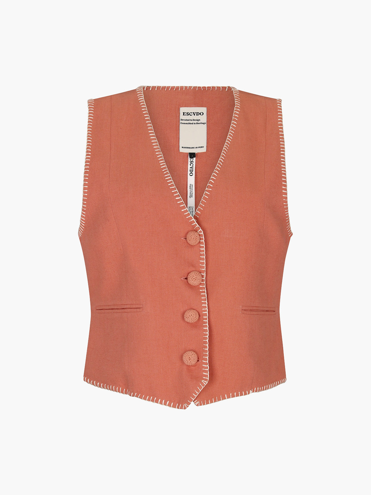 Amuleto Vest | Peach Amuleto Vest | Peach