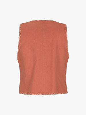 Amuleto Vest | Peach Amuleto Vest | Peach