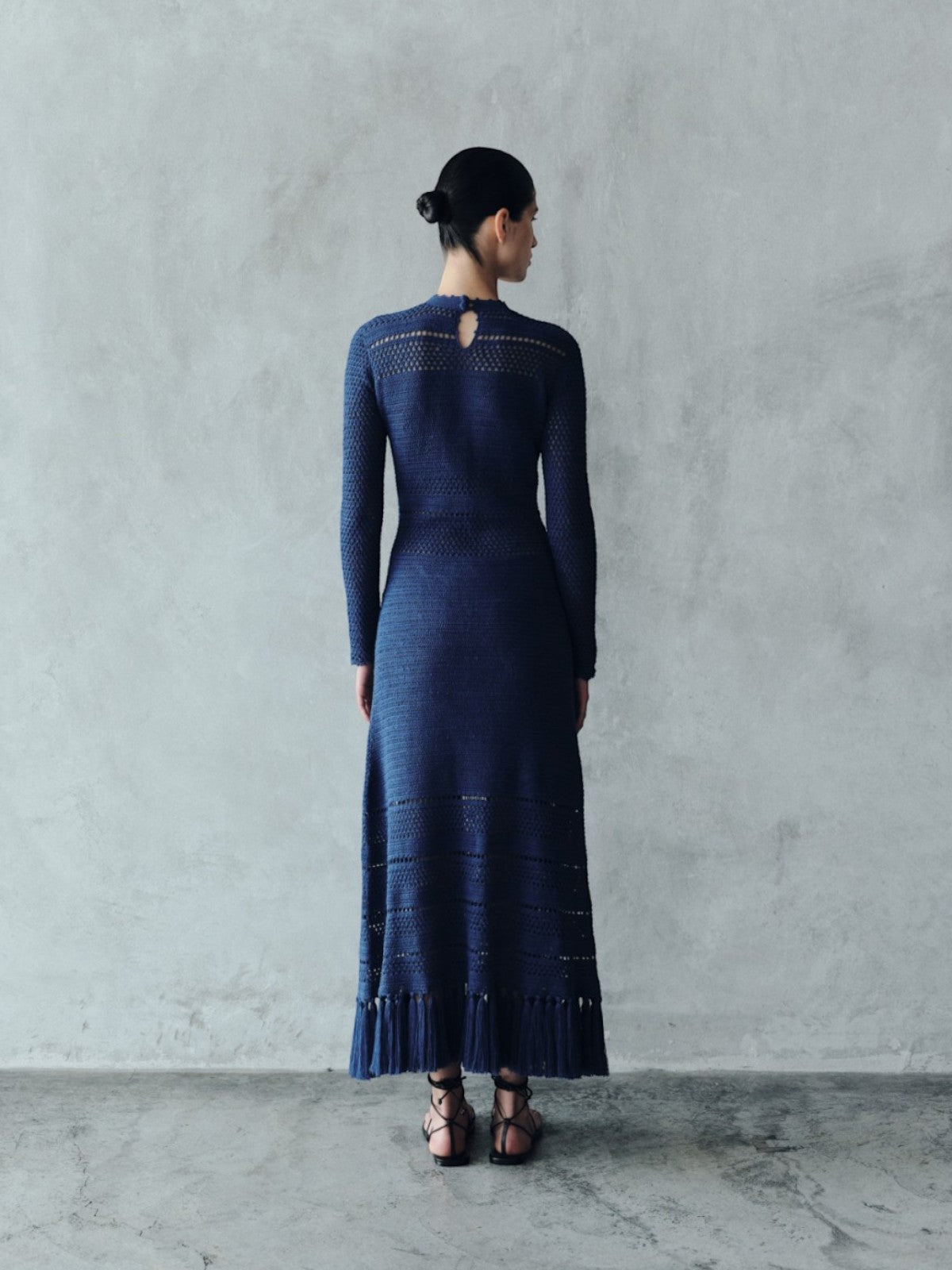 Nauta Crochet Midi Dress | Electric Blue Nauta Crochet Midi Dress | Electric Blue