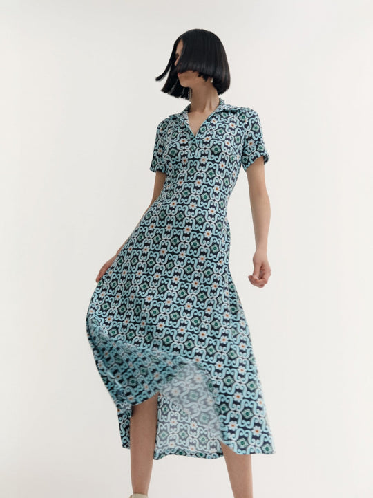 Amates Dress | Ikan Mini Print