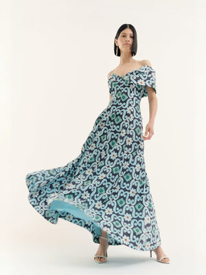Naranjo Dress | Ikan Print Naranjo Dress | Ikan Print