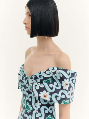 Naranjo Dress | Ikan Print Naranjo Dress | Ikan Print