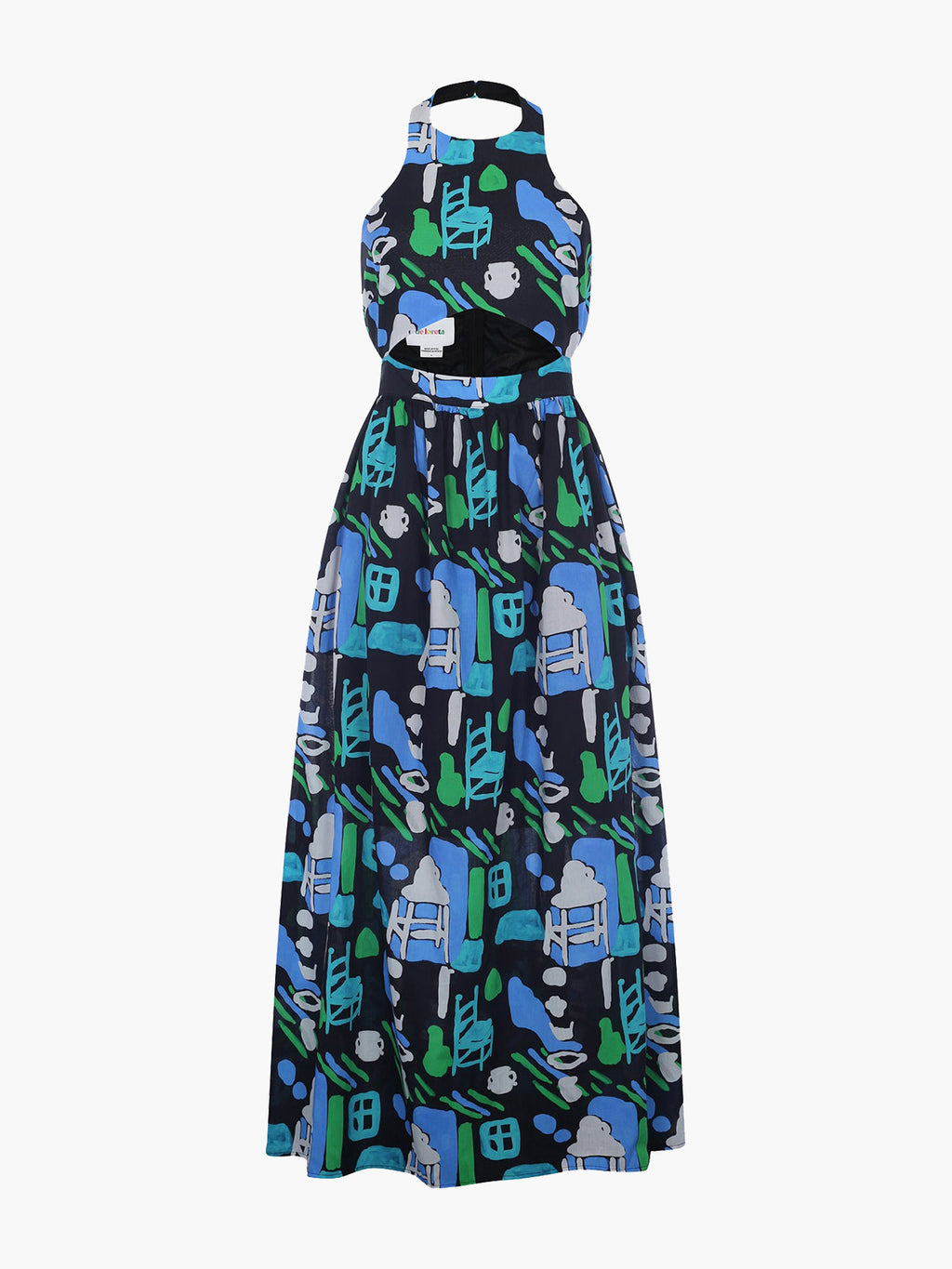 Nuevo Chicha Dress | Arcilla Azul Print