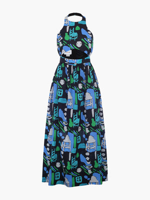 Nuevo Chicha Dress | Arcilla Azul Print Nuevo Chicha Dress | Arcilla Azul Print