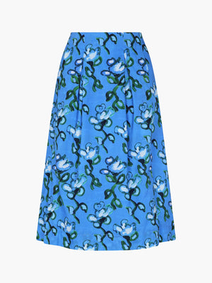 Yuzu Skirt | Recuerdos Celeste Print Yuzu Skirt | Recuerdos Celeste Print