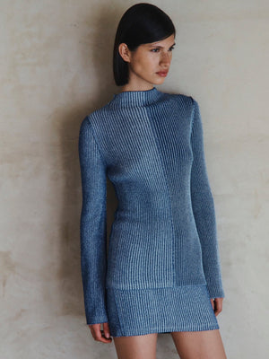 Dual Mini Skirt | Blues Dual Mini Skirt | Blues