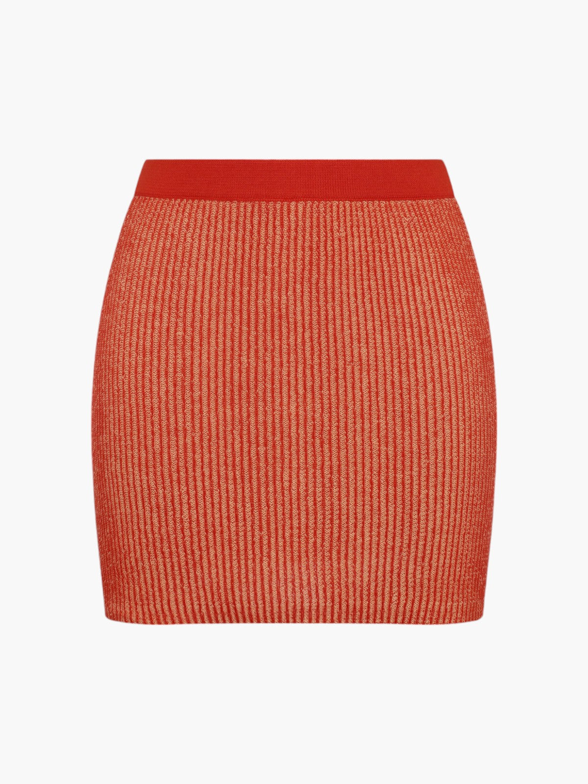 Dual Mini Skirt | Tangerine