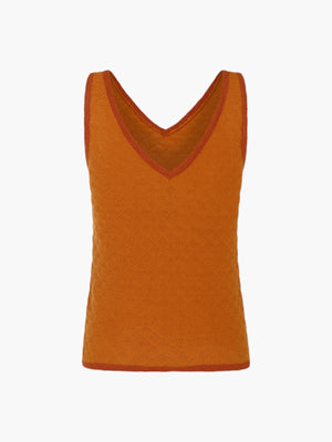 Malecon Tank Top | Orange Malecon Tank Top | Orange