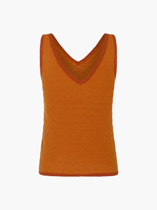 Malecon Tank Top | Orange