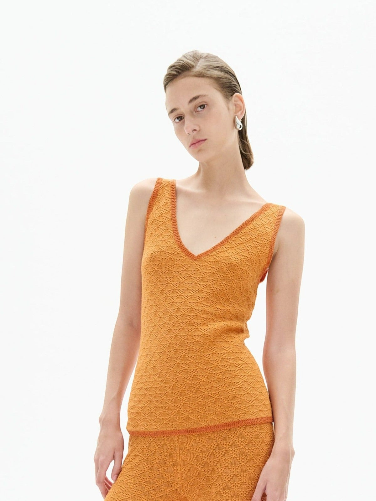 Malecon Tank Top | Orange Malecon Tank Top | Orange