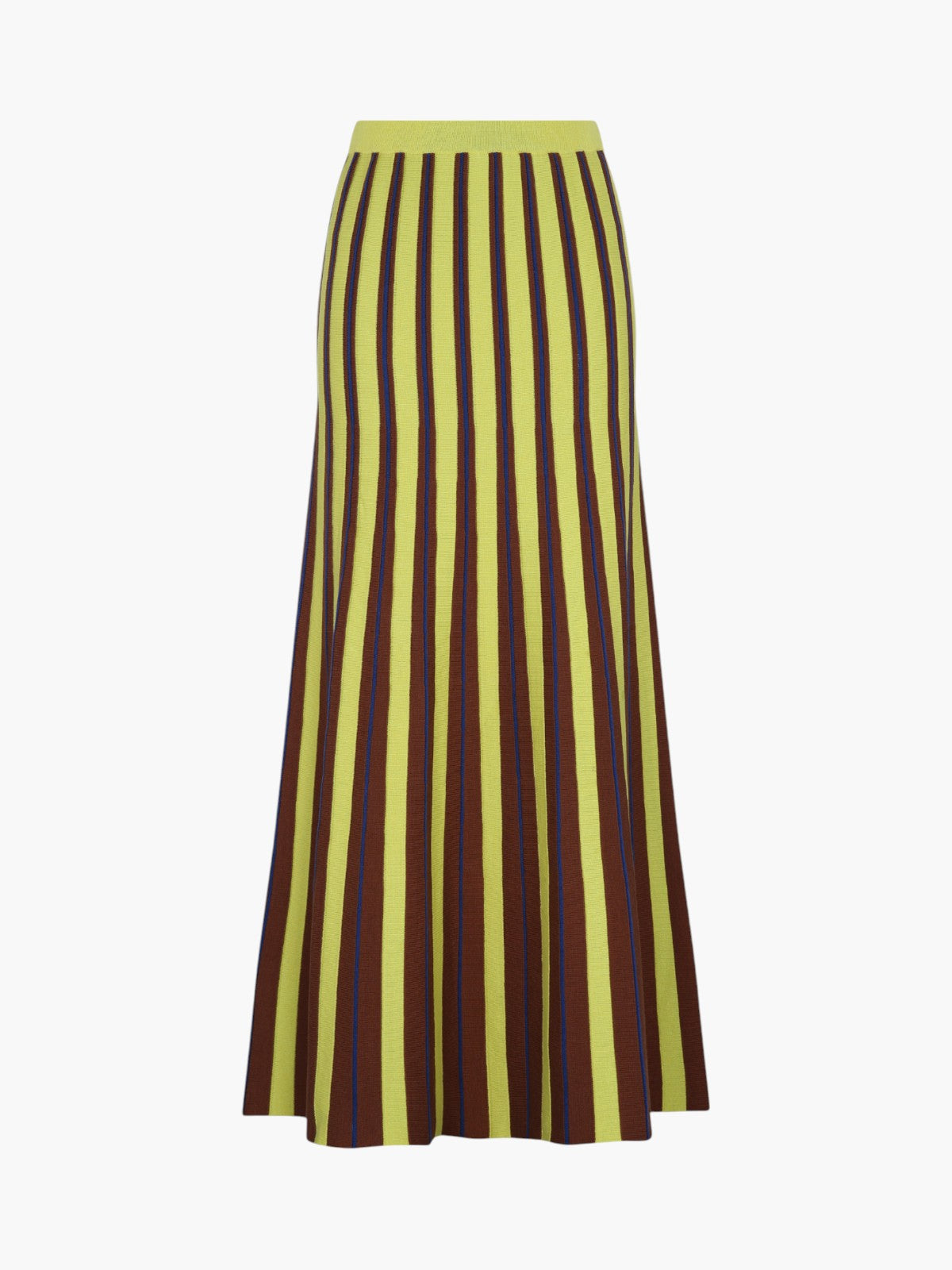 Manglar Maxi Skirt | Lime Green/Chocolate Manglar Maxi Skirt | Lime Green/Chocolate