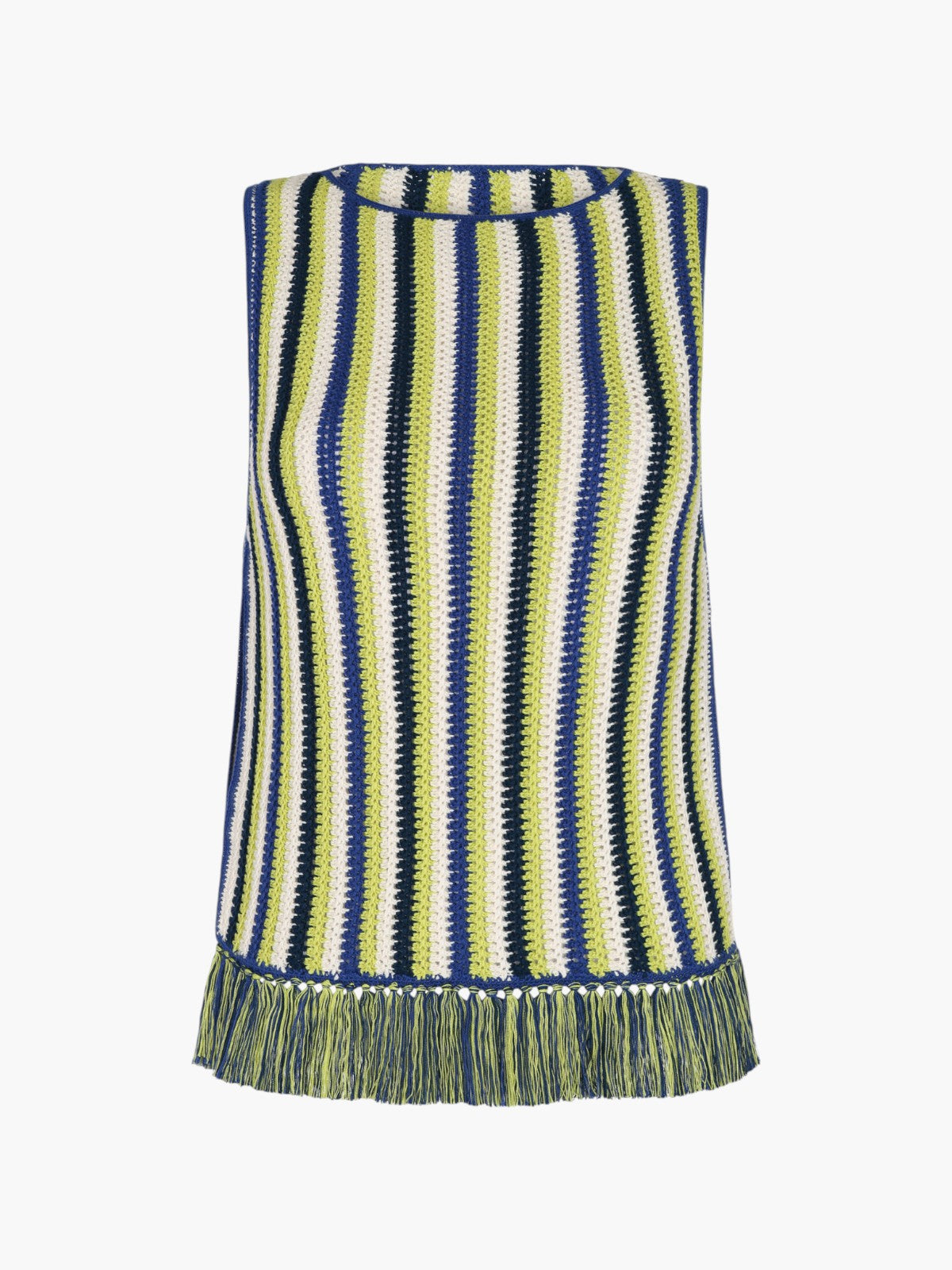 Misti Sleeveless Top | Lime Green/Electric Blue Misti Sleeveless Top | Lime Green/Electric Blue