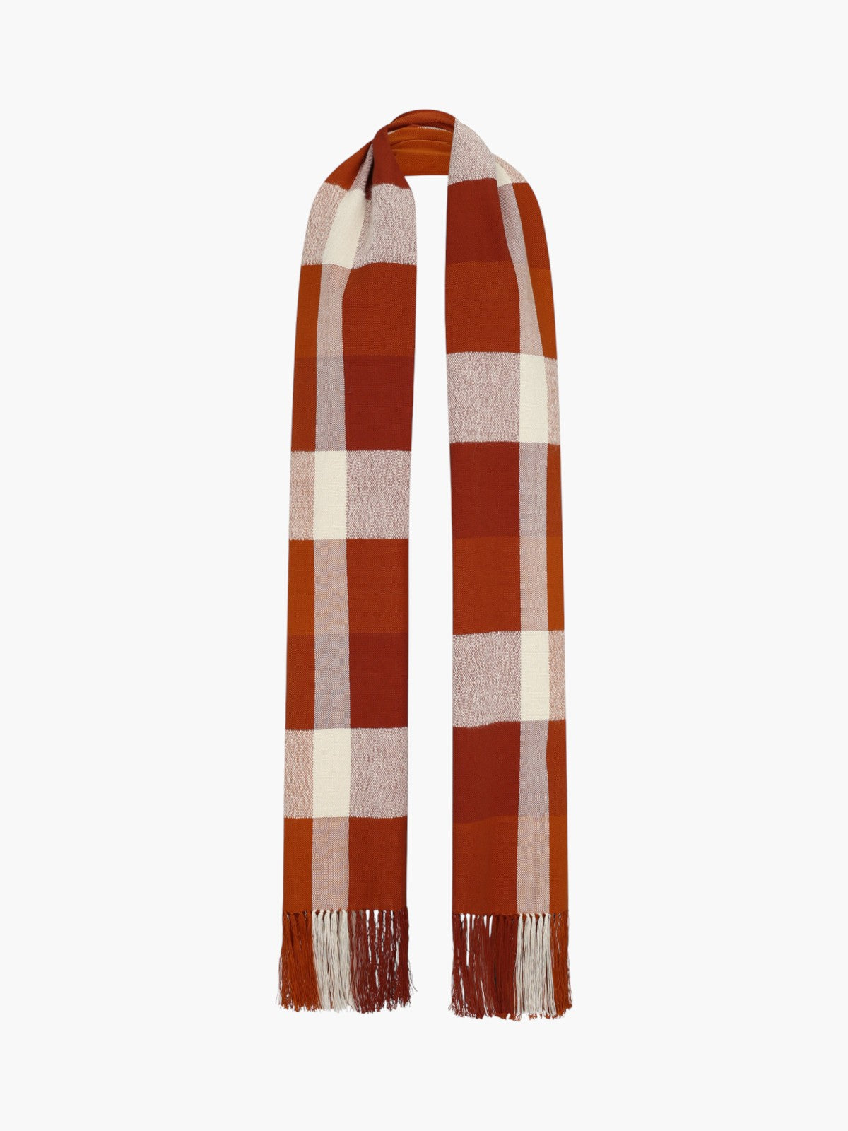 Spondylus Scarf | Ivory/Tobacco