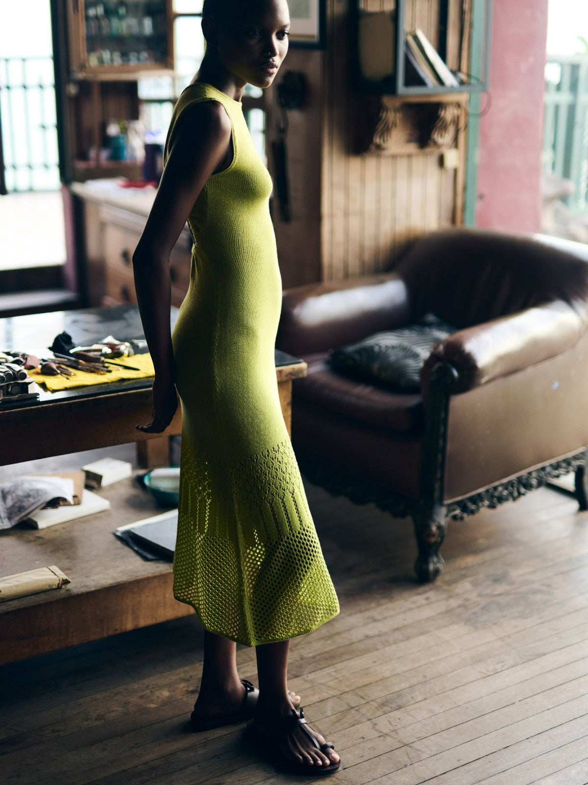 Tondero Dress | Lima Green Tondero Dress | Lima Green