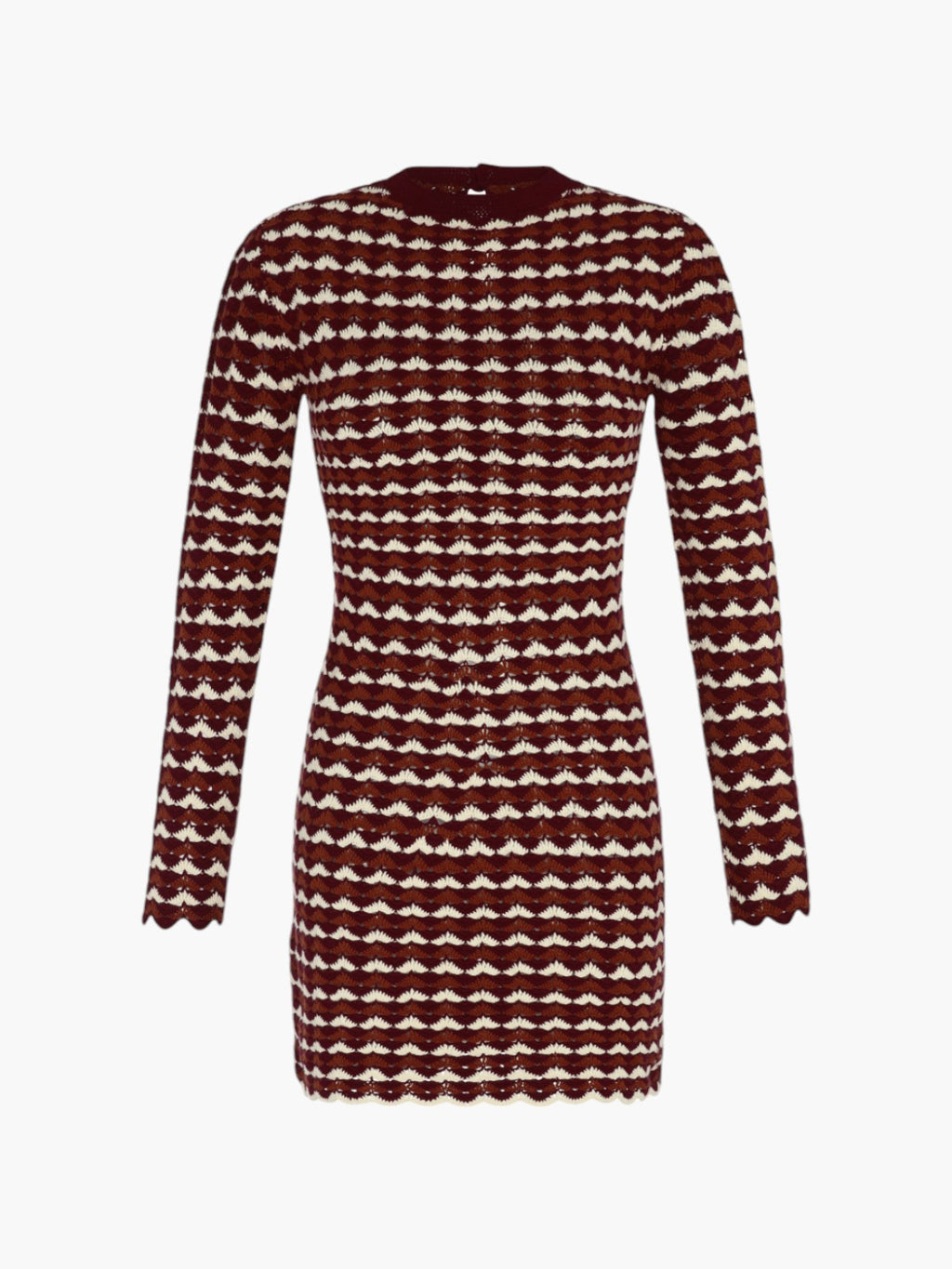 Totora Mini Dress | Brown/Wine