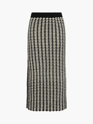 Totora Skirt | Black/Ivory Totora Skirt | Black/Ivory