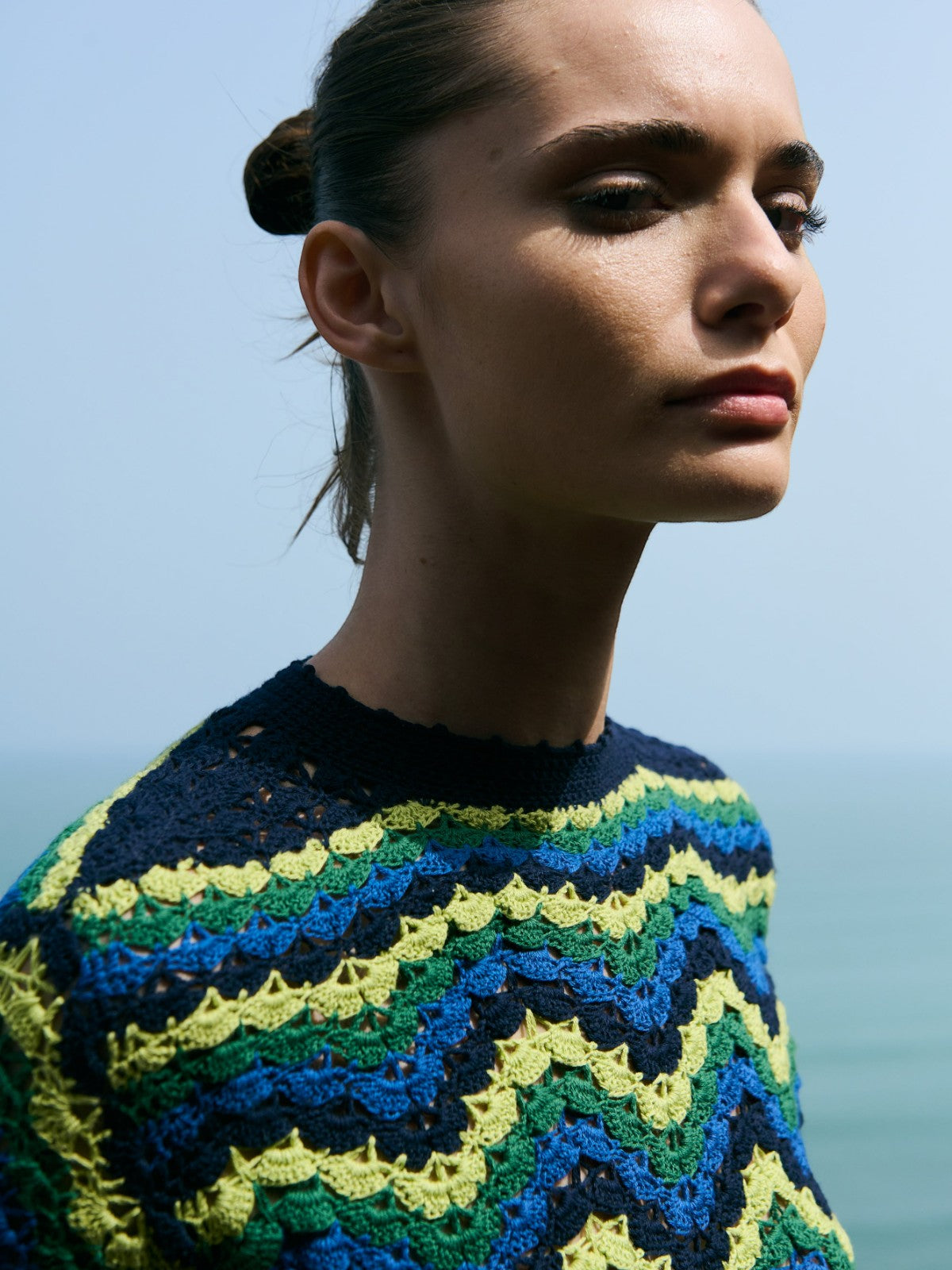 Victoria Mini Dress | Blue/Green Victoria Mini Dress | Blue/Green