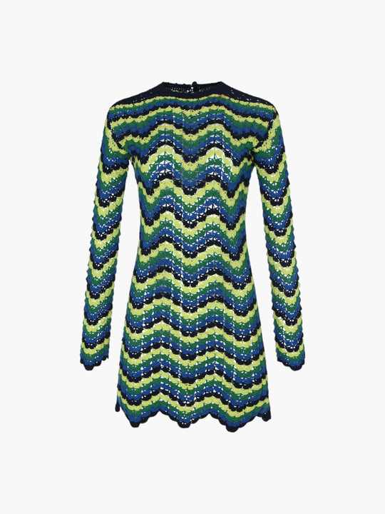 Victoria Mini Dress | Blue/Green