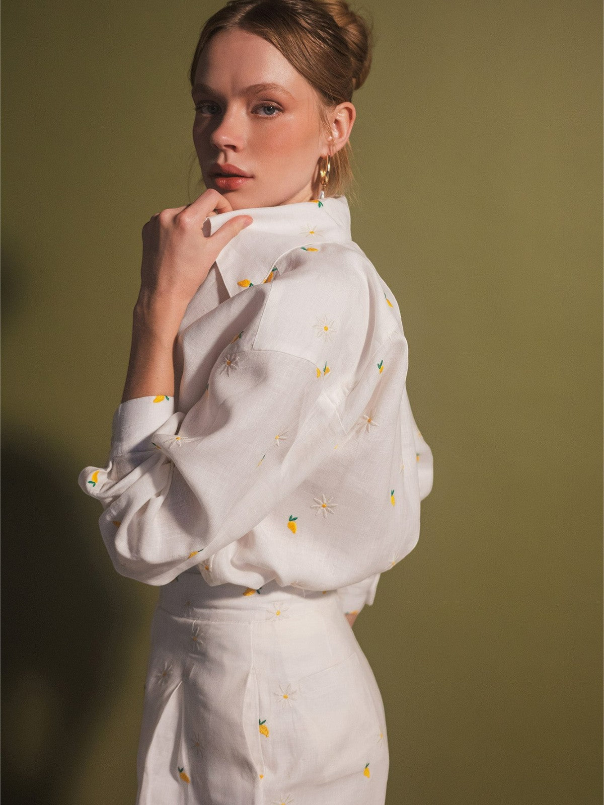 Button Down Shirt | Mango Camomile Ivory Button Down Shirt | Mango Camomile Ivory